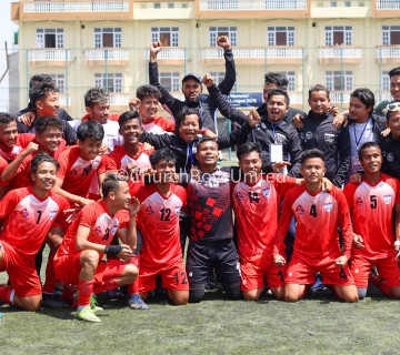 चर्च ब्वाइज क्लब 'ए' डिभिजन लिगमा बढुवा 
